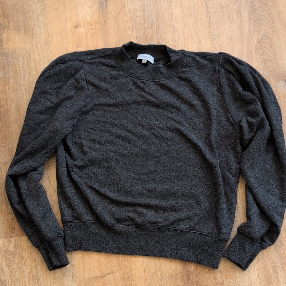 Michael Stars Puff Sleeve Sweatshirt